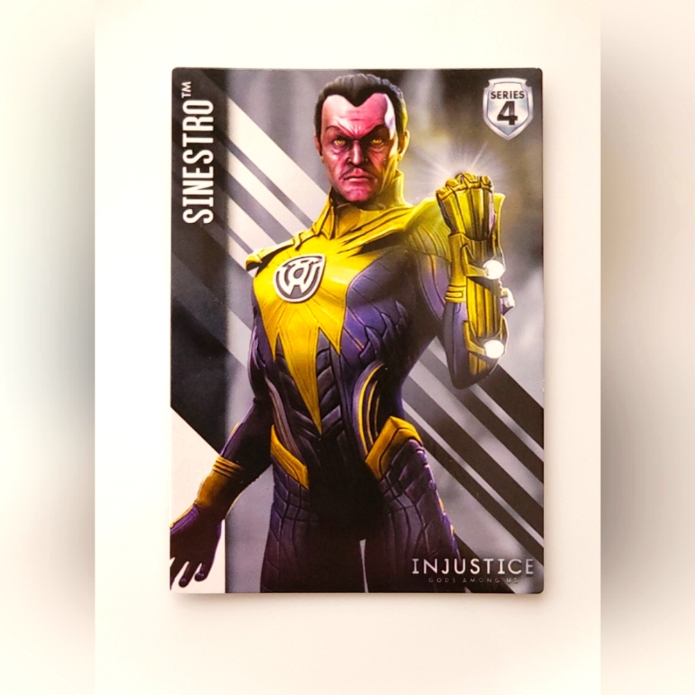 DC Injustice Gods Among Us Sinestro Series 4 Card